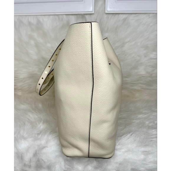 Rebecca Minkoff Soft Studded Large Pebbled Leather Tote Bag - Picture 3 of 6